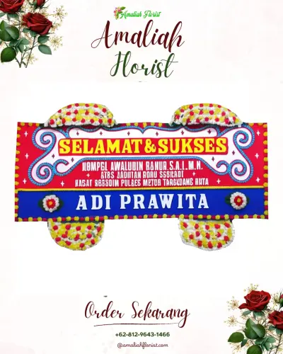 Karangan Bunga Ucapan Selamat cimarga