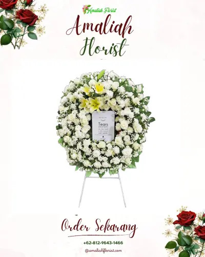 Krans Bunga Duka Cita cimarga